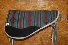 RIDERS CHOICE SADDLE PAD TURQUOISE BLUE BARREL FREE SHIP NEW MADE IN ALABAMA USA