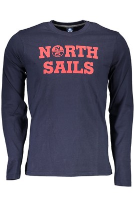 North Sails T-shirt Con Stampa - Blu Scuro
