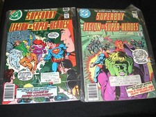 1979 - 2 DC Comics - Superboy Legion of Super Heroes 256 Oct. 253 July