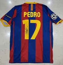 Pedro Rodriguez Barcelona Signed Shirt 24/25
