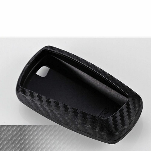 1pc Carbon Fiber Silica Soft Case Cover Key FOB Remote for BMW F22 F30 F82 X3 X4 - Picture 5 of 10