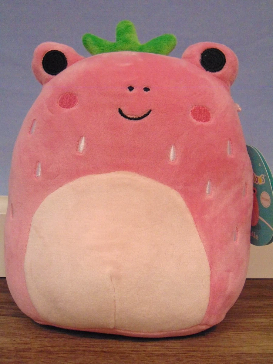 Squishmallows Adabelle The Strawberry Frog 8 inch Plush, Pink