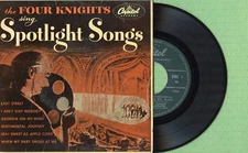 THE FOUR KNIGHTS / Spotlight Songs / CAPITOL EAP1-346 Press France 1954 EP VG+