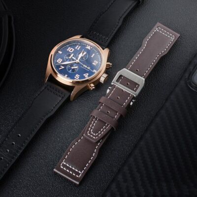 Echtleder Armband passend für IWC Universal Spitfire Pilot Little Prince