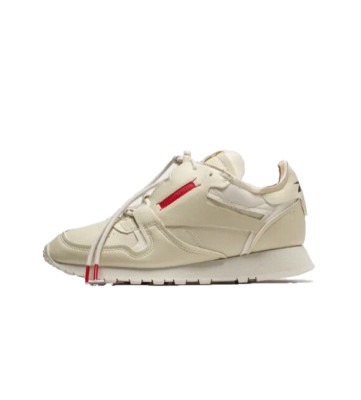 Mens Reebok Classic Vegan Running Shoes Size 9.5 Tan Beige Red IG9802