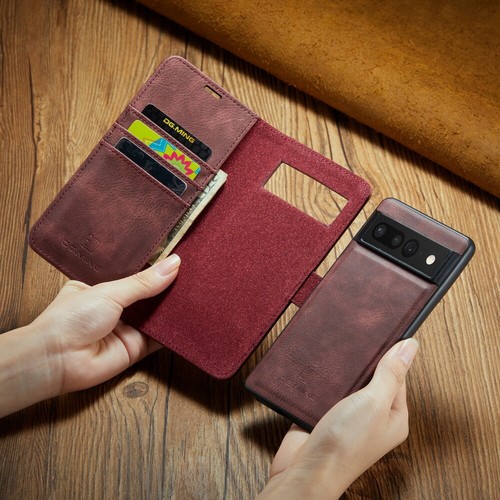 Magnetic Detachable Leather Wallet Case Cover for Google Pixel 5A 6A 6 Pro 7 Pro - Picture 66 of 69