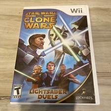 Star Wars: The Clone Wars - Lightsaber Duels (Nintendo Wii, 2008) VG+