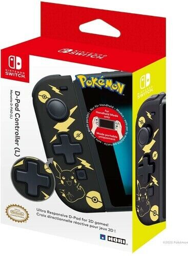 Hori D-Pad (Pikachu schwarz & gold) - Nintendo Switch [Neu] - Bild 1 von 1