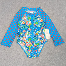 Tommy Bahama Kids One Piece Rash Guard Infants 18M Swim Suit Paisley New