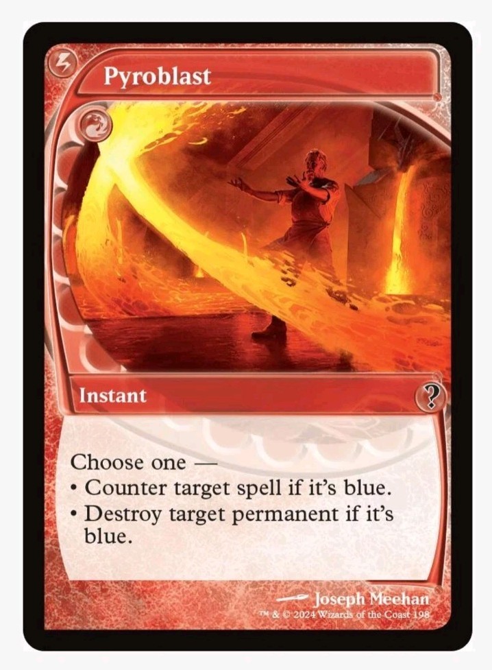 1x MTG Pyroblast *Future Sight* Mystery Booster 2 Rare! NM Mint