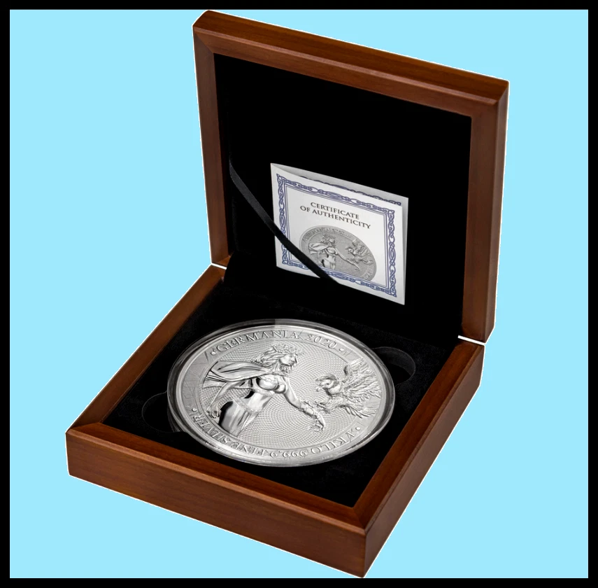 80 Mark Germania Mint Silver Coin 1 Kilo 2020 very rare Mintage: 100pcs.