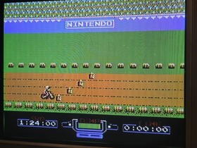 Excite Bike and Rad Racer Nintendo NES Game Lot Authentic Tested