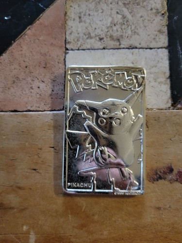 1999 Pokemon Burger King Pikachu 24K Gold Plated Limited Edition Card - Picture 3 of 8