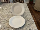 (2) FIESTAWARE 10.5" Dinner Plates WHITE 1st Quality