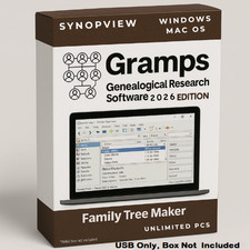 Gramps Family Tree Maker and Genealogy Software Family History Ancestry Research