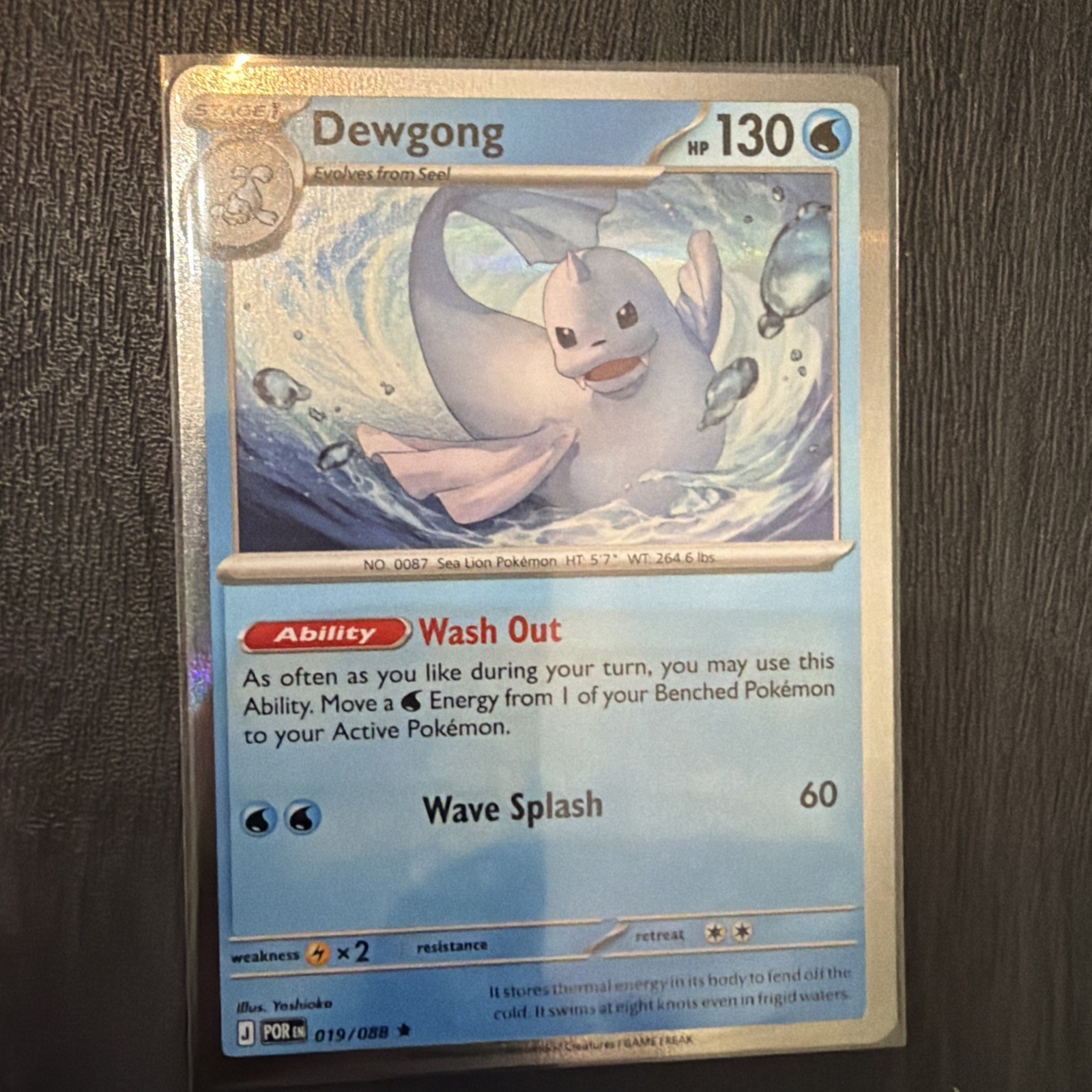 Pokemon Dewgong (19/124) Perfect Order NM HOLO