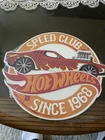 Vintage Style Hot Wheels 12” Metal Sign Rodger Dodger SPEED CLUB Since 1968
