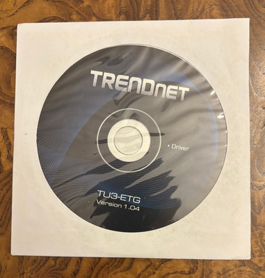 TRENDnet TU3-ETG Driver CD Software   Version 1.04   2016