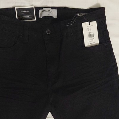 Kenneth Cole Men s Cole Slim Black Comfort Stretch Denim Jeans Alec Wash NWT