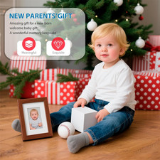 Baby Baseball Handprint Kit Baby Hand Footprint Kit Newborns Baseball Baby Gifts