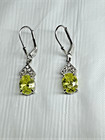 Dee Berkeley Sterling Silver Period & Diamond Earrings Signed DBJ 925 — photo 2
