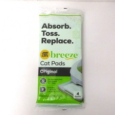 Tidy Cats Breeze Cat Pads Original Litter System 4 Refills 16.9x11.4" New Sealed