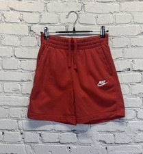 NIKE BOYS SPORTSWEAR SHORTS RED SIZE M YOUTH