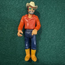 1974 Fisher Price- Dune Buster Cowboy (red)-Vintage Adventure People