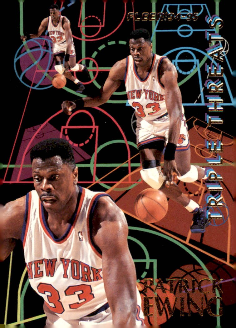1994-95 Fleer #2 Patrick Ewing Triple Threats
