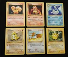 1st Edition Base Set Shadowless Lot Of 6 Pokemon 1999 WOTC