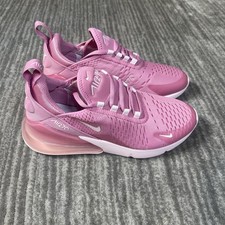 Nike Air Max 270 BG Shoes Youth Size 5.5 Y Pink Magic Flamingo Running Sneakers