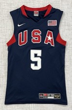 Authentic Nike USA Basketball Jason Kidd Jersey 2008 Olympics Redeem Team Men S