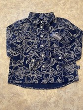 VILEBREQUIN Boys Long Sleeve Shirt Size 4 ANS New With Tags.
