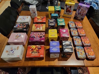 EMPTY One Piece Booster Boxes, Starter Decks, Mini Tins, And Double Packs