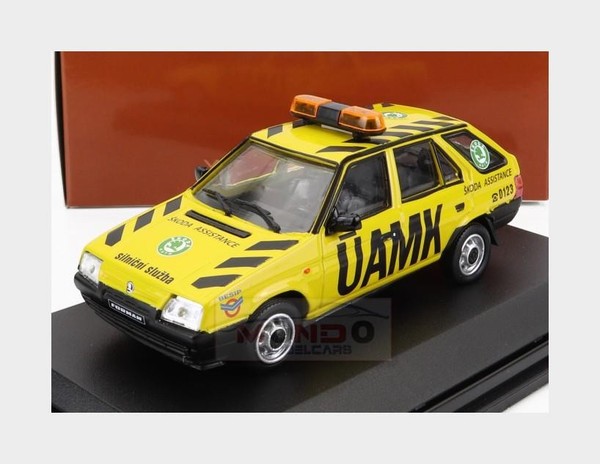 1:43 Abrex Skoda Forman Sw Station Wagon Uamk 1993 Yellow 143ABSX-713XS1 Modellb-image