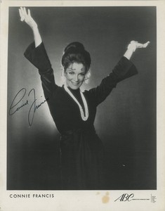 Connie Francis- Signed Vintage Photograph