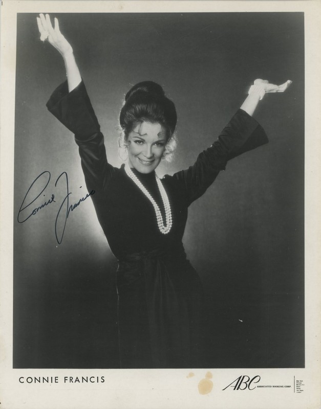 Connie Francis- Signed Vintage Photograph