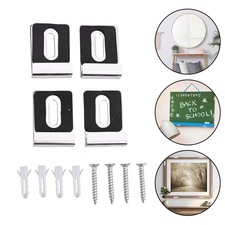 Mirror Hanging Kit Mirror Bracket Clips Resistant To Breakage For Cabinets