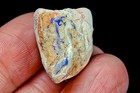 14Ct Natural Australian Lightning Ridge Black Opal Facet Rough Specimen YPWA198 — photo 2