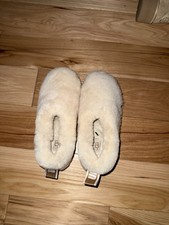 UGG Classic Mini Platform Women s Bootie Slipper Beige Suede US 6 Slip-On