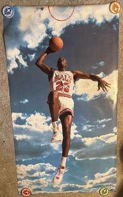 RARE! Michael Jordan AIR/SKY Life Size Poster 72X40 VINTAGE