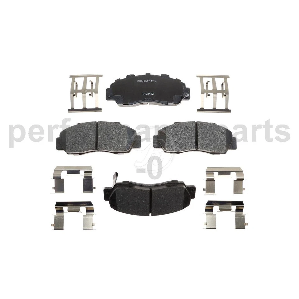 Juego de pastillas de freno de disco delanteras traseras rotor de freno de disco para Honda Prelude 1997-2001 Foto 3 de 4