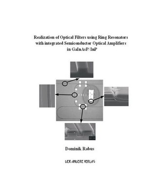 Realization of Optical Filters using Ring Resonators with integrated Semiconduct