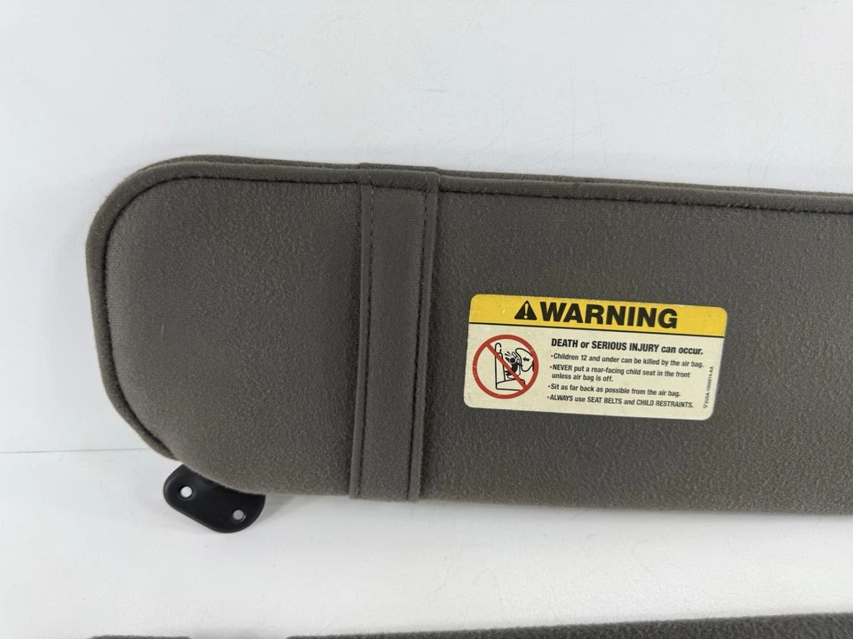 Parasoles Ford Ranger 1989-2011 conductor pasajero izquierdo y derecho gris oscuro OEM Foto 3 de 4