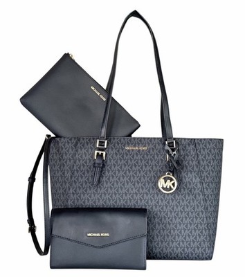Michael Kors Charlotte 3 in 1 Tote Shoulder Bag + 2 Crossbody Bag