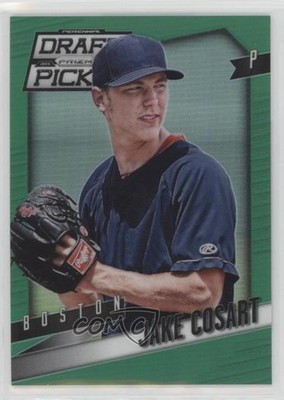 2014 Panini Prizm Perennial Draft Picks Green Prizm 8/35 Jake Cosart #9 d4f