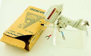 Vintage 1960 K&O Fleet Line Mercury 200 Outboard Toy Boat Motor with Box BH23