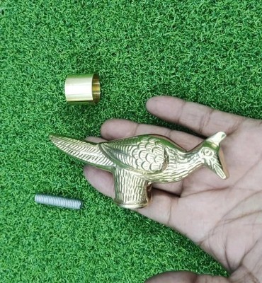 Brass Peacock Head Handle For Victorian Wooden Walking Stick Cane
