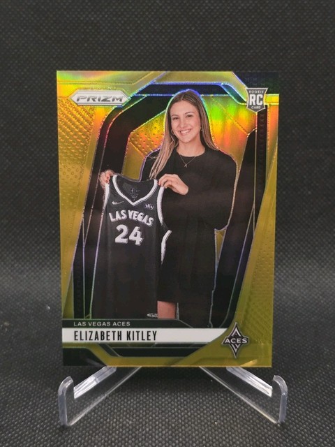 2024 Panini Prizm WNBA #140 Elizabeth Kitley RC Gold Prizm /10 SP