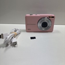 Pink Digital Camera With SD Card